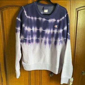❕Champion purple tie dye sweatshirt❕